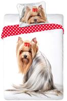 Hund  Yorkshire Terrier Sängkläder – 100 procent bomull