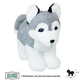 Husky valp Gosedjur 32x26 cm - All About Nature-2