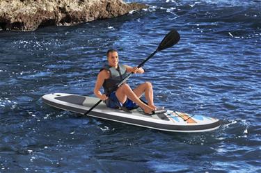 Hydro-Force SUP Paddle Board 3.05m x 84cm x 12cm White Cap Set-4