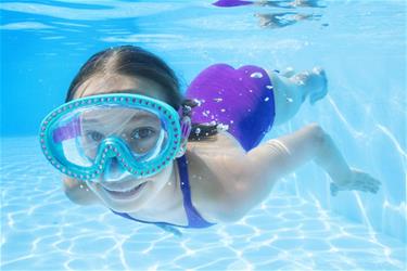 Hydro-Swim Dykmask ''Sparkle `N Shine'' från 7 år, blå-3
