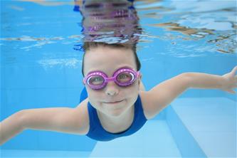 Hydro-Swim Simglasögon ''Sparkle `N Shine'' från 3 år, pink-3