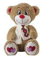 iPlush Stor Teddy Bear Love Bear Ljusbrun 60cm