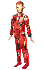 Iron Man Deluxe Utklädningskläder (3-9 år)