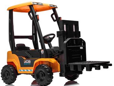 JCB el Gaffeltruck för barn 12V med 2,4G fjärrkontroll-2