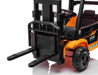 JCB el Gaffeltruck för barn 12V med 2,4G fjärrkontroll-3