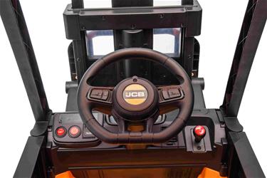 JCB el Gaffeltruck för barn 12V med 2,4G fjärrkontroll-8
