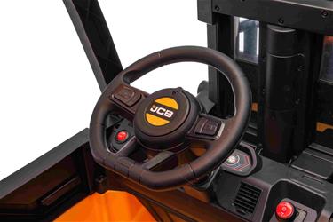 JCB el Gaffeltruck för barn 12V med 2,4G fjärrkontroll-9