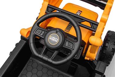 JCB EL Traktor med frontskopa för barn 12V med 2,4G fjärrkontroll-10