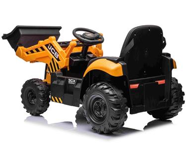 JCB EL Traktor med frontskopa för barn 12V med 2,4G fjärrkontroll-2