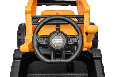 JCB EL Traktor med frontskopa för barn 12V med 2,4G fjärrkontroll-9