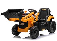 JCB EL Traktor med frontskopa för barn 12V med 2,4G fjärrkontroll