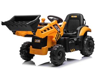 JCB EL Traktor med frontskopa för barn 12V med 2,4G fjärrkontroll