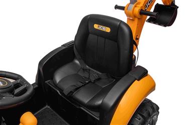 JCB El Traktor med frontskopa + grävmaskin för barn 12V med 2,4G-remote-4