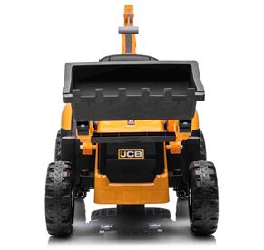 JCB El Traktor med frontskopa + grävmaskin för barn 12V med 2,4G-remote-7