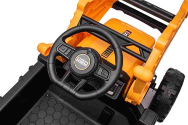 JCB El Traktor med frontskopa + grävmaskin för barn 12V med 2,4G-remote-9