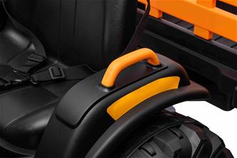 JCB EL Traktor med trailer till Barn 12V m/2.4G, Lädersäte, Gummihjul-14