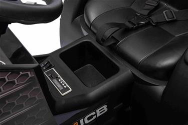 JCB EL Traktor med trailer till Barn 12V m/2.4G, Lädersäte, Gummihjul-8