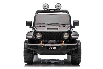 Jeep Wrangler Rubicon Elbil för barn 21,6V med lädersäte, gummihjul-15