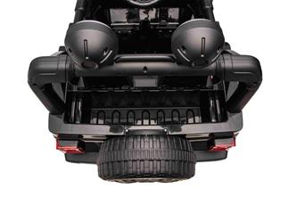 Jeep Wrangler Rubicon Elbil för barn 21,6V med lädersäte, gummihjul-9