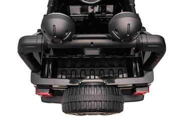 Jeep Wrangler Rubicon Elbil för barn 21,6V med lädersäte, gummihjul-9