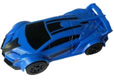 JJ Slot Bil 1:64, blå – Thunder Fast Race
