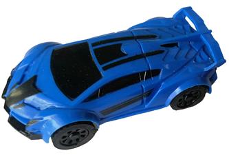 JJ Slot Bil 1:64, blå – Thunder Fast Race