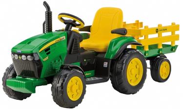  John Deere Ground Force EL Traktor med trailer 12V