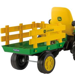  John Deere Ground Force EL Traktor med trailer 12V-6