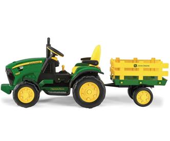  John Deere Ground Force EL Traktor med trailer Lithium 12V-4