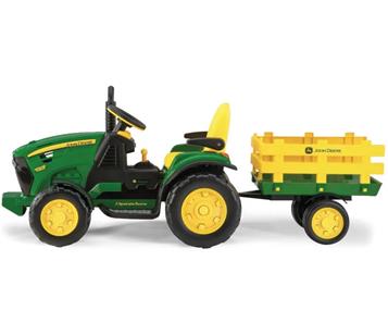 John Deere Ground Force EL Traktor med trailer Lithium 12V-4