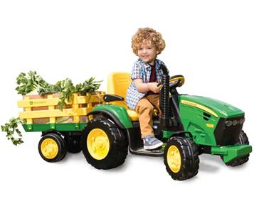  John Deere Ground Force EL Traktor med trailer Lithium 12V-5