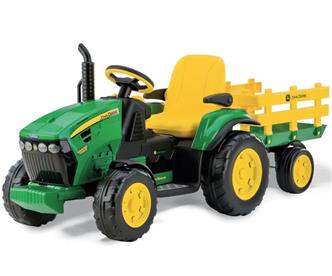  John Deere Ground Force EL Traktor med trailer Lithium 12V-6