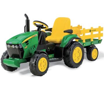  John Deere Ground Force EL Traktor med trailer Lithium 12V-6