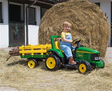 John Deere Stake-Side Trailer för John Deere eltraktorer-3