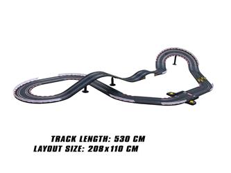 Joysway SuperFun 206 Racerbana 530 cm 1:43, USB-3