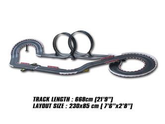 Joysway SuperFun 302 Racerbana 668 cm 1:43, USB-3