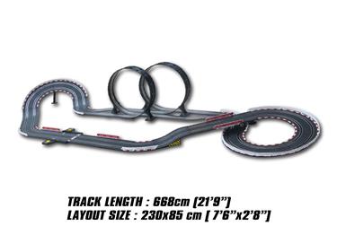 Joysway SuperFun 302 Racerbana 668 cm 1:43, USB-3