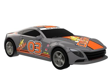 Joysway SuperFun DASH 03 Grey Racer car
