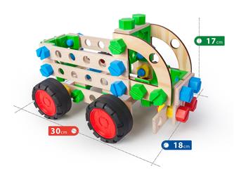 Junior Träbyggsats 3-i-1 Truck-2