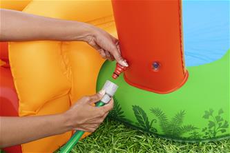 Jurassic Splash vattenlekcenter och pool 241 x 140 x 137 cm-14