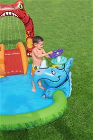 Jurassic Splash vattenlekcenter och pool 241 x 140 x 137 cm-7