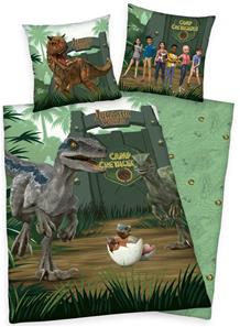 Jurassic World Camp Cretaceous Påslakanset 135x200 cm