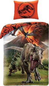 Jurassic World Påslakanset 140x200 cm - 100 procent bomull