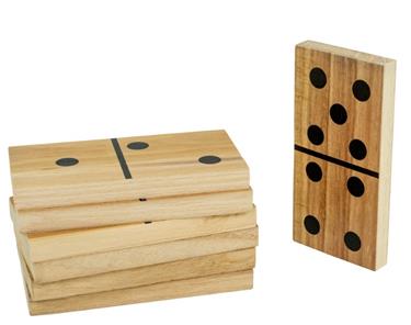 Kämpa Domino XL Trädgårdsspel i trä-2