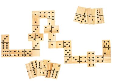 Kämpa Domino XL Trädgårdsspel i trä-8