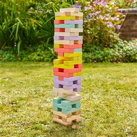 Kämpa Jenga  i trä-10