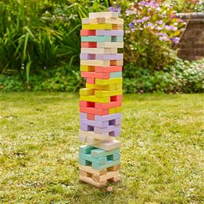 Kämpa Jenga  i trä-10