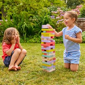 Kämpa Jenga  i trä-2