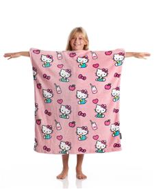 KANGURU Momonga Hello Kitty Pläd och Filt till barn, pink-3