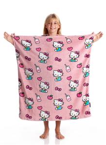 KANGURU Momonga Hello Kitty Pläd och Filt till barn, pink-4